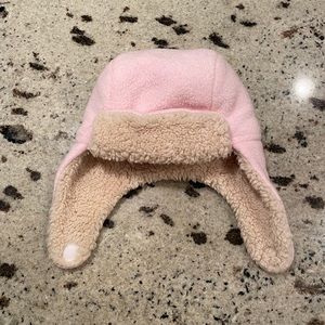 Zutano infant fleece winter hat with Sherpa lining